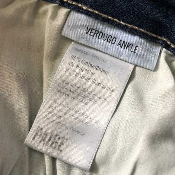 Paige Denim Verdugo ankle jeans frayed hem - Picture 8 of 14